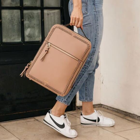 Calpak Handbags - Calpak Kaya Laptop Backpack - Caramel | NWT | Minor Flaw
